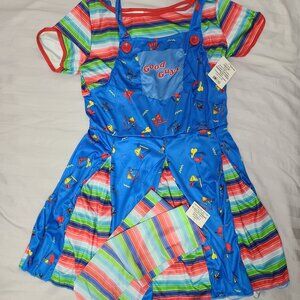 Evil Doll Halloween Costume Women's Large (NEW)